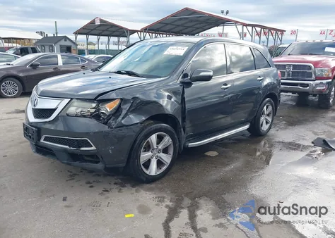 2013 Acura Mdx Technology Package z USA, uszkodzony, nr VIN 2HNYD2H37DH523643